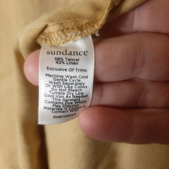 Sundance Yellow Sleeveless Sundress Midi - Picture 7 of 16